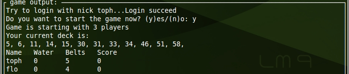 Screenshot of Fkmlandunter(Ncurses)